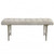 Uttermost Imperial Upholstered Gray Bench