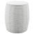 Uttermost Resort White Accent Stool