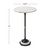 Uttermost Sentry White Marble Accent Table