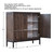 Uttermost Nadie Light Walnut Console Cabinet