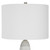 Uttermost Levadia Matte White Table Lamp