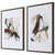 Uttermost Burgundy Interjection Abstract Prints, Set/2