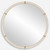 Uttermost Cyprus White Round Mirror