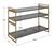 Uttermost Stacked Up Gray Glass Console Table