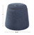 Uttermost Gumdrop Denim Ottoman