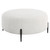 Uttermost Arles Large Plush White Ottoman