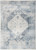 Astra Machine Washable ASW11 Blue Ivory Area Rugs