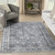 Astra Machine Washable ASW16 Dark Blue Area Rugs