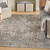 Astra Machine Washable ASW16 Gold Grey Area Rugs