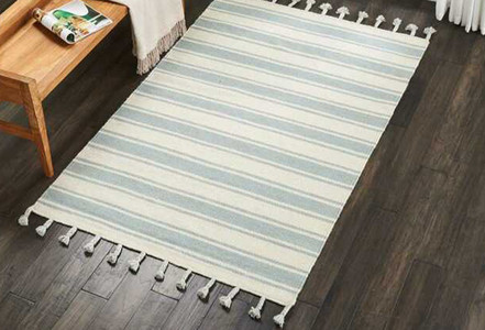 Decorating with Striped Area Rugs