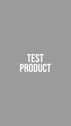 Test Product - NOT FOR SALE