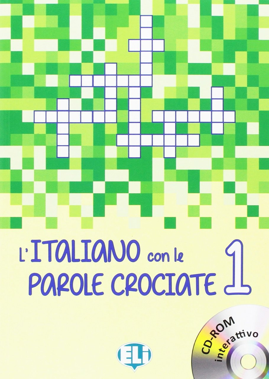 Italian workbook L'Italiano con le parole crociate 9788853620729