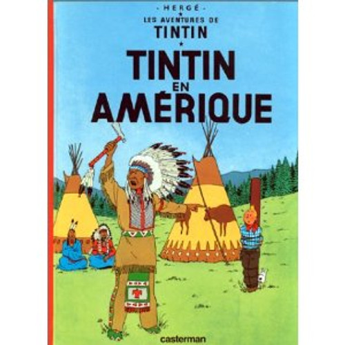 French comic book Tintin en Amerique