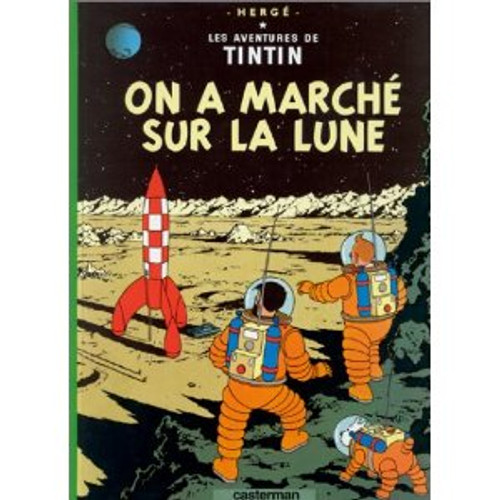 French comic book Tintin: On a marche sur la Lune