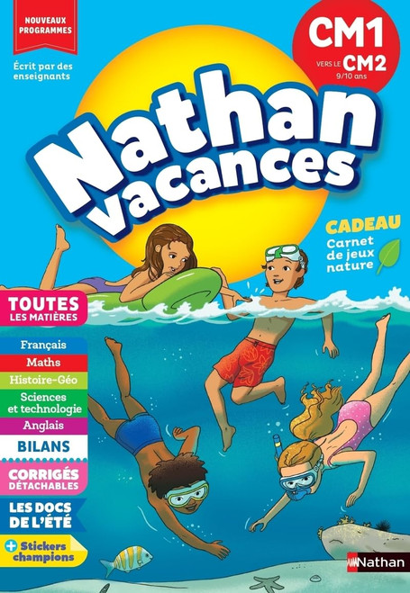 French book Cahier de Vacances 2018 CM1 Vers CM2 8/9 Ans