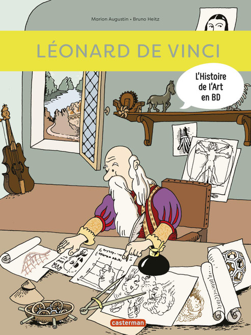 French illustrated books L'histoire de l'art en BD: Leonard De Vinci