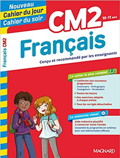 French textbook Cahier du jour - Cahier du soir Francais CM2 (10-11 ans) nouvelle edition