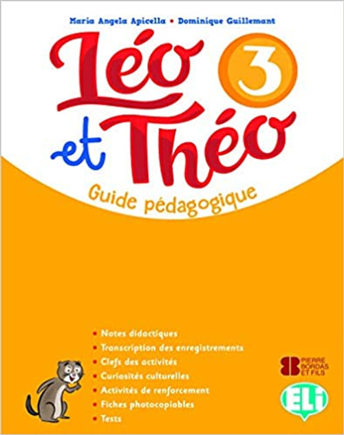 French textbook Leo et Theo 3 - Guide pedagogique A2.1 (with 2 audioCDs and 1 DVD)