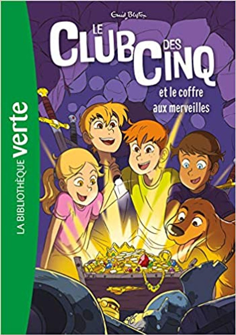 French children book Club des cinq et le coffre aux merveilles