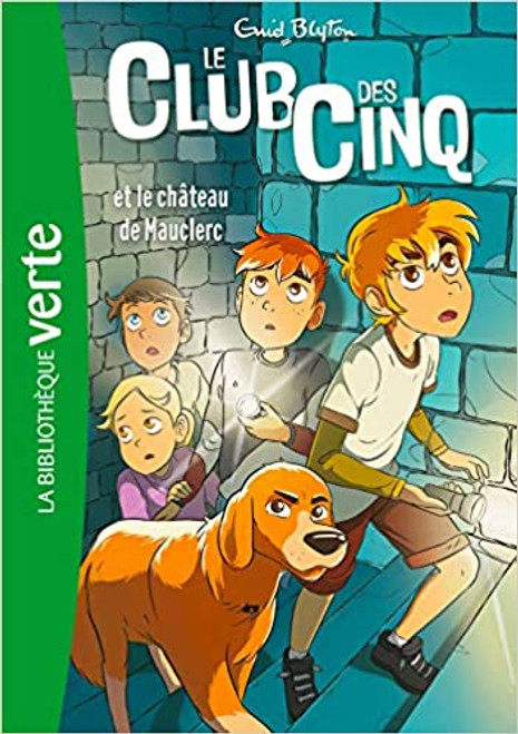 French children book Club des cinq et le chateau de Mauclerc