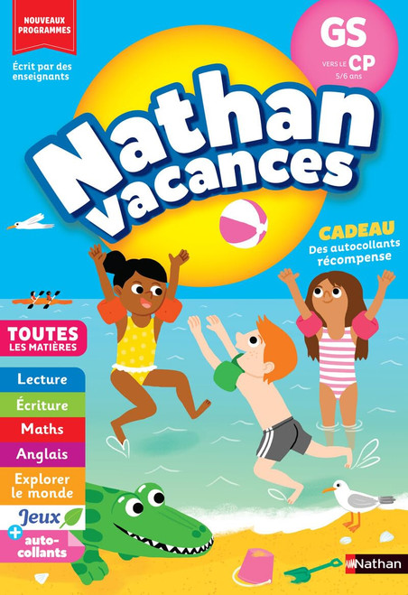 Cahier de Vacances  Nathan GS Vers CP 5/6 Ans