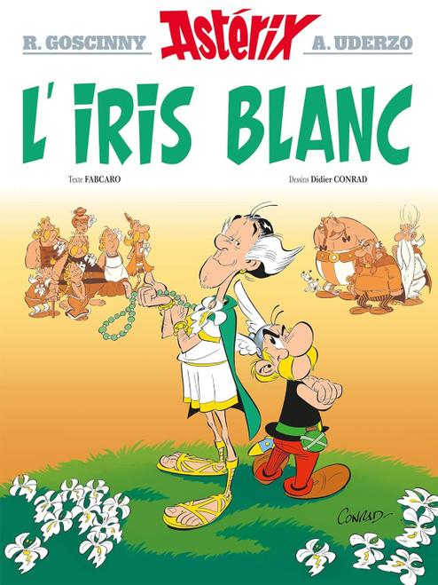 French comic book Asterix N°40: L'iris blanc