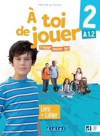 A toi de jouer 2 - livre + cahier + DidierFleApp A1.2
