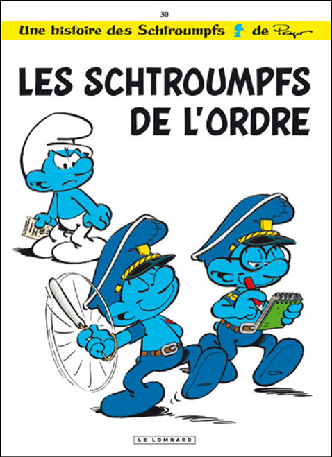 French comic book Schtroumpfs N30 Schtoumpfs de l'ordre