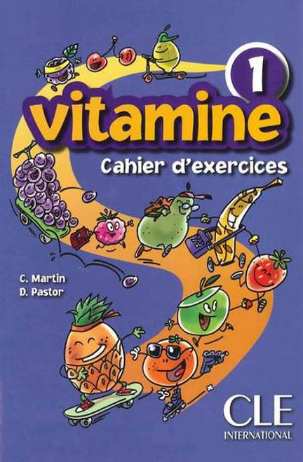 French textbook Vitamine 1. Cahier d'exercices with CD audio