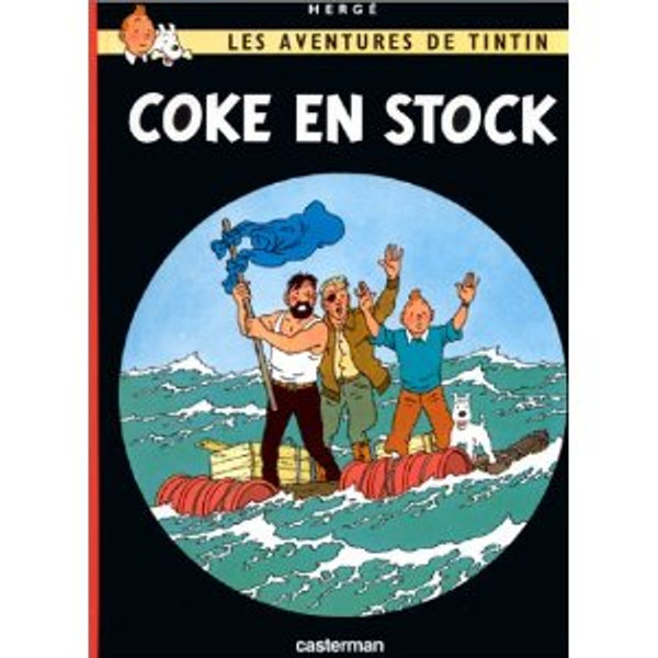 French comic book Tintin: Coke en stock