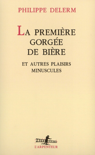 French book La premiere gorgee de biere