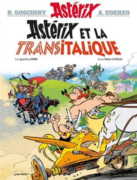 French comic book Asterix Et la transitalique