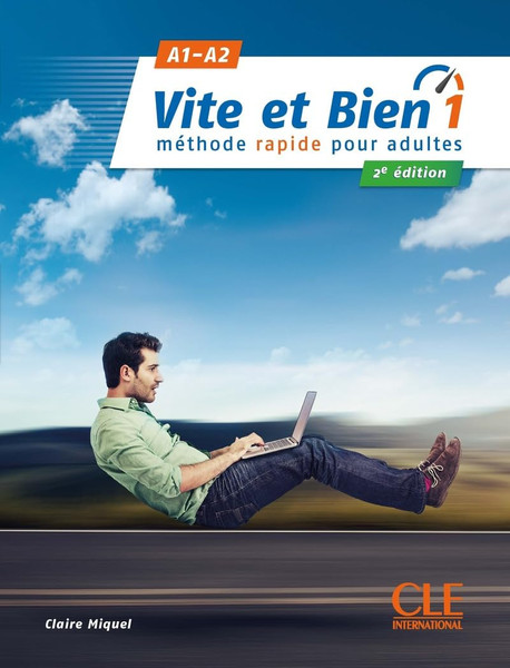 French textbook Vite et bien  1 with audio online (A1-A2) - 2eme edition