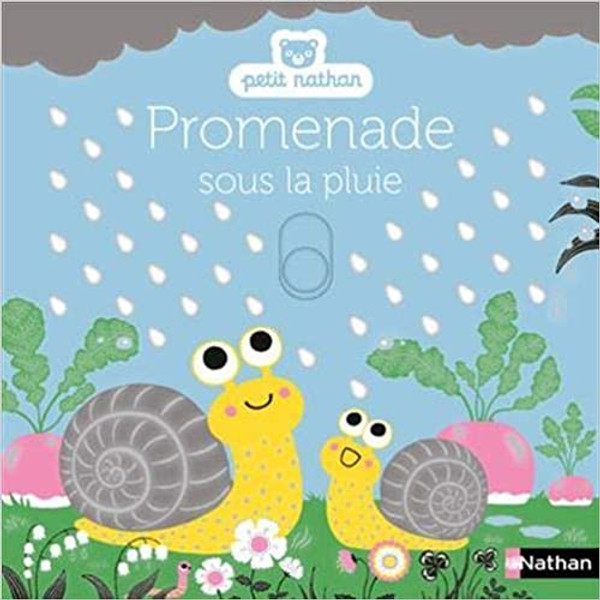 French children's book Promenade sous la pluie - Petit Nathan