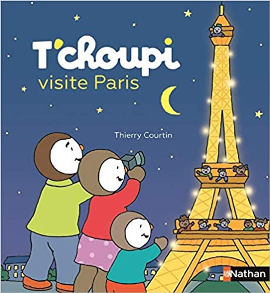 French book T'choupi visite Paris