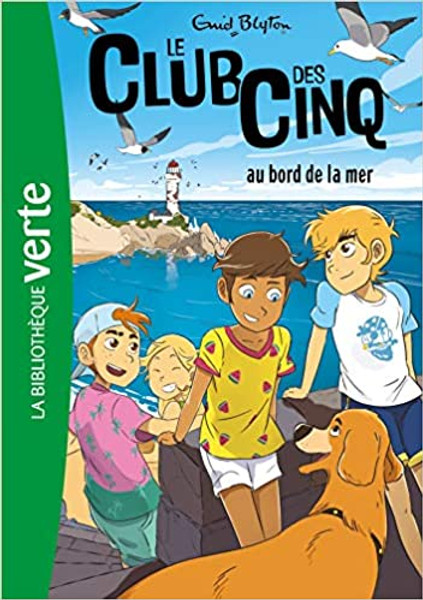 French children book Club des cinq au bord de la mer