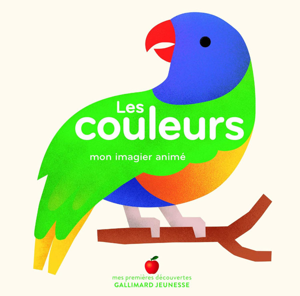 French children's book Les couleurs: Mon imagier animé