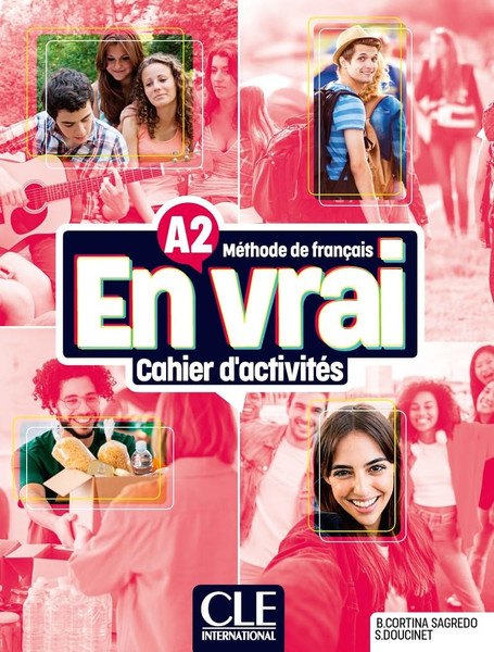 French textbook En vrai Cahier d'exercices A2