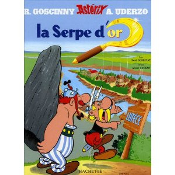 French comic book Asterix. La serpe d'or