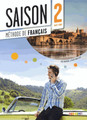 French textbook Saison niveau 2 Methode de Francais avec cd audio + DVD - A2/B1