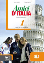 italian textbook amici d italia libro delle studente level 1 9788853615114