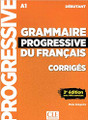 French textbook Grammaire progressive du francais -  Debutant 440 exercices - CORRIGE - 3e edition