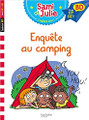 French book Sami et Julie BD: Enquete au camping (Fin de CP - CE1)