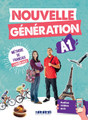 French textbook Nouvelle Generation A1 Methode de Francais Livre + cahier +didierfle.app