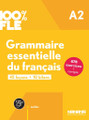 French textbook 100 % FLE Grammaire essentielle francais - A2 - Livre + didierfle.app + 675 EXERCICES