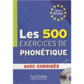 French textbook 500 Exercices de Phonetique Niveau A1/A2  (with CD mp3)