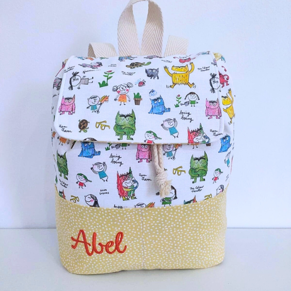 Mochila Infantil Monstruo De Colores Mochila Mochila MONSTRUO DE