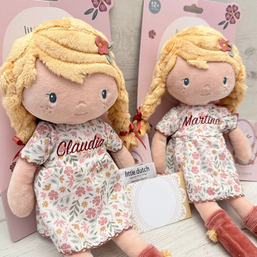 Muñeca blandita Little Dutch personalizada con nombre