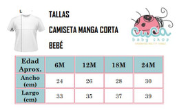 Manga corta bebé