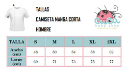 Manga corta hombre